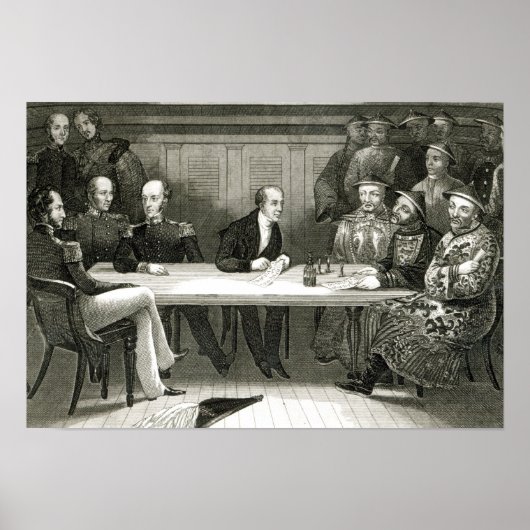 Een conferentie in Chusan Poster (Voorkant)