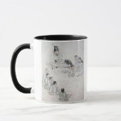 Een Confuciaanse klaslokaal (Sodang) (kleurenafdru Mok (Links)