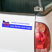 een conservatief, bumpersticker (Op Truck)
