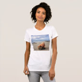 Een container Shell op de beach | St. Croix, Usvi T-shirt (Voorkant volledig)