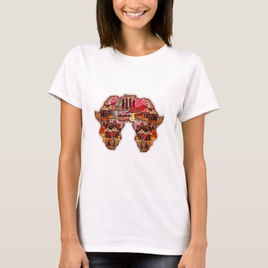 Een continent verbonden: de dualiteit van Afrika T-shirt (Voorkant)