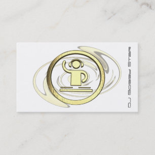 Een cool 3D DJ Logo visitekaartje