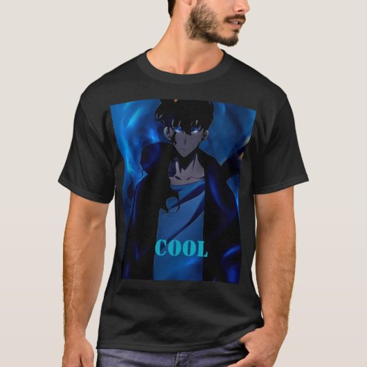 Een cool anime T-shirt. T-shirt (Voorkant)
