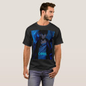 Een cool anime T-shirt. T-shirt (Voorkant volledig)