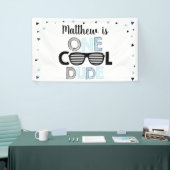 Een Cool guy Sunbribril, jongen op zaterdag Spandoek (Beurs)