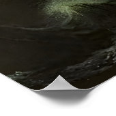 Een cool schip op de stormachtige oceaan | AI Art  Poster (Hoek)