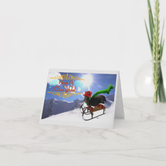 Een Cool Yule Kerstkaart Kaart