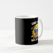 Eén coole buschauffeur voor schoolbuschauffeur koffiemok (Voorkant rechts)