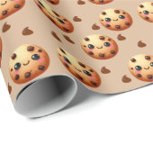 Een coole cookie 1e verjaardag cadeaupapier (Rol Hoek)