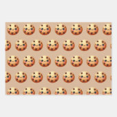 Een coole cookie 1e verjaardag inpakpapier vel (Voorkant 3)