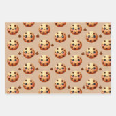 Een coole cookie 1e verjaardag inpakpapier vel (Voorkant)