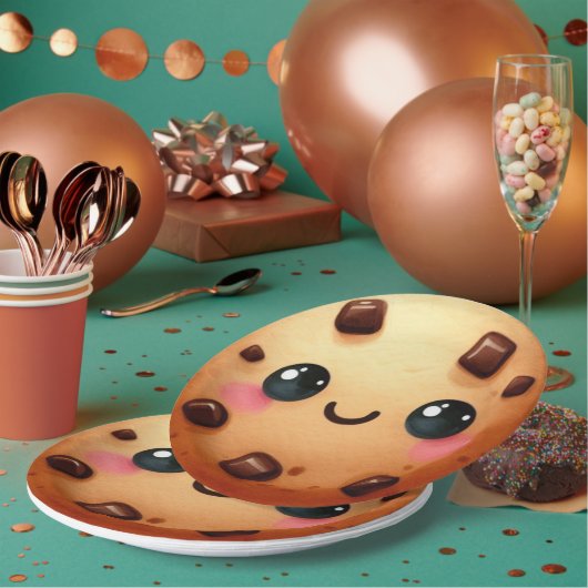 Een coole cookie 1e verjaardag papieren bordje (Multi)