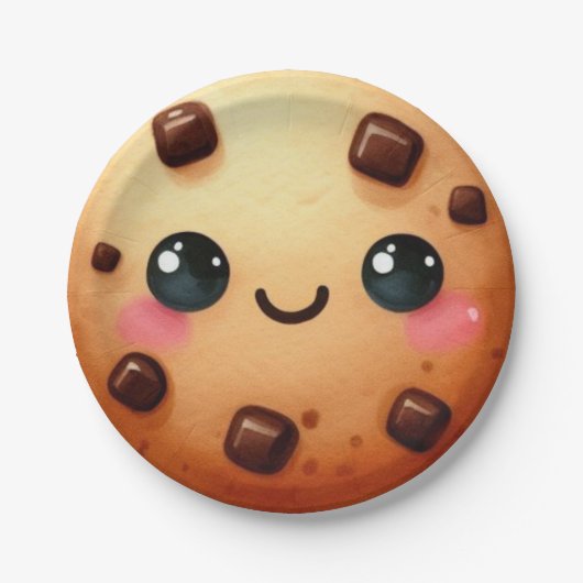 Een coole cookie 1e verjaardag papieren bordje (Voorkant)