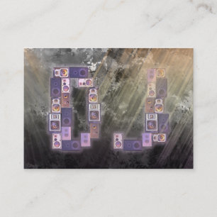 Een coole DJ-stapel voor luidsprekers Visitekaartje