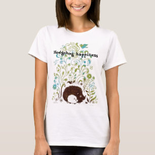 een coole egelafdruk, Egel-geluk T-shirt