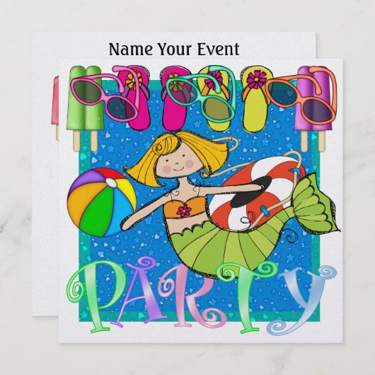 EEN COOLE INVITE - SRF KAART (Voorkant / Achterkant)