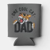 Een coole kat papa Koozie (Voorkant)