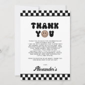 Een coole kerel eerste verjaardag bedankkaart feestdagenkaart (Voorkant)