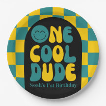 Één Coole Kerel Emoji 1e Verjaardagsdecoratie