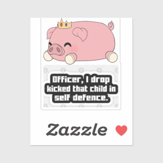 Een coole sticker voor technoblade (Vel)