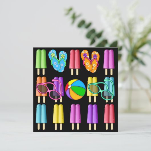 Een COOLE Uitnodiging (Staand voorkant)