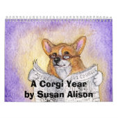 Een Corgi Jaar door Susan Alison Kalender (Hoes)