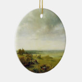 Een cornveld keramisch ornament (Rechts)