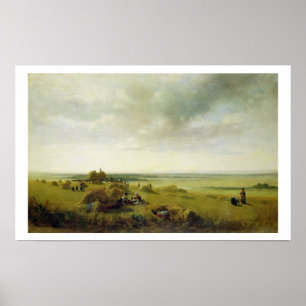 Een cornveld poster