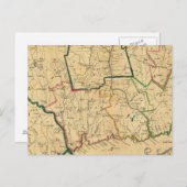 Een correcte Kaart van Connecticut (Voorkant / Achterkant)