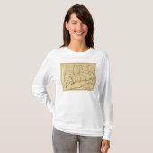 Een correcte Kaart van Connecticut T-shirt (Voorkant volledig)