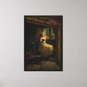 Een Cosey Corner van Frank Millet Canvas Afdruk (Voorkant)