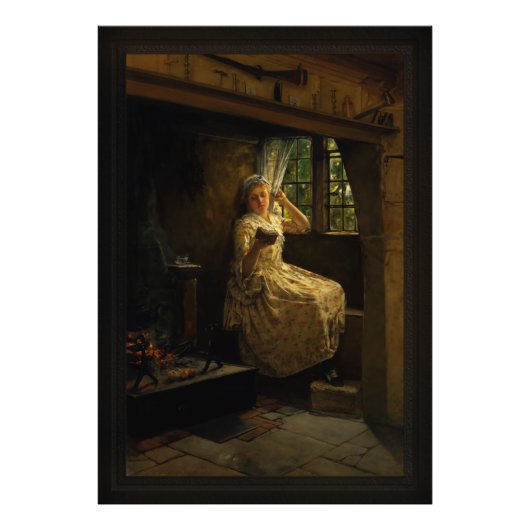Een Cosey Corner van Frank Millet Foto Afdruk (Voorkant)
