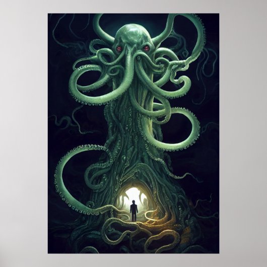 Een Cosmic Horror Portal Cthulhu Poster (Voorkant)