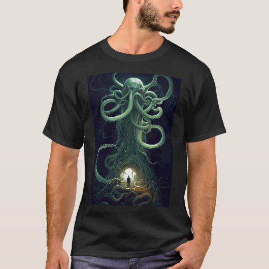 Een Cosmic Horror Portal Cthulhu T-shirt (Voorkant)