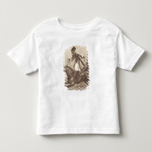 Een Cossack Horseman Kinder Shirts (Voorkant)