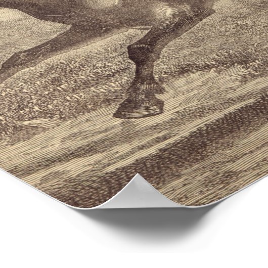 Een Cossack Horseman Poster (Hoek)