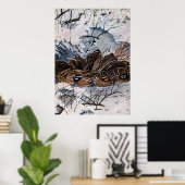 Een Covey van Bobwhites Poster (Thuiskantoor)