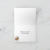 Een cowboy cowgirl bedankt kaart (Binnen)