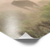 Een cowboy die de kudde aan een vee werkt foto afdruk (Hoek)