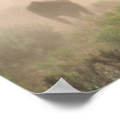 Een cowboy die de kudde aan een vee werkt poster (Hoek)