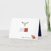 Een cowboy is een cowboy feestdagen kaart (Achterkant)