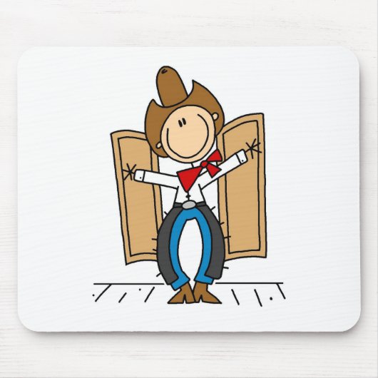 Een Cowboy Muismat (Voorkant)