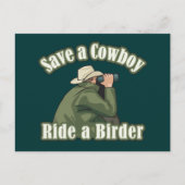 Een Cowboy redden... Ride a Birder Briefkaart (Voorkant)