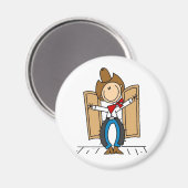 Een Cowboy's Entree Magnet (Voorkant / Achterkant)