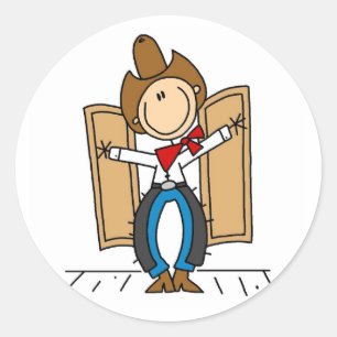Een Cowboy's Entree Sticker