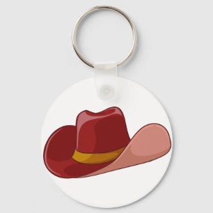 Een cowboy's pet sleutelhanger