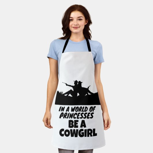 EEN COWGIRL IN EEN WERELD VAN BEGINSELEN SCHORT (Gedragen)