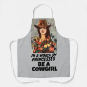 EEN COWGIRL LADIES KITCHEN SCHORT (Voorkant)