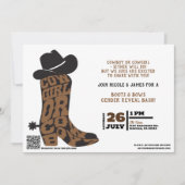 Een cowgirl of een cowboy? Land Westerne genderont Kaart (Voorkant)