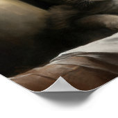 Een Cozy Corner Tabby Kitten Poster (Hoek)